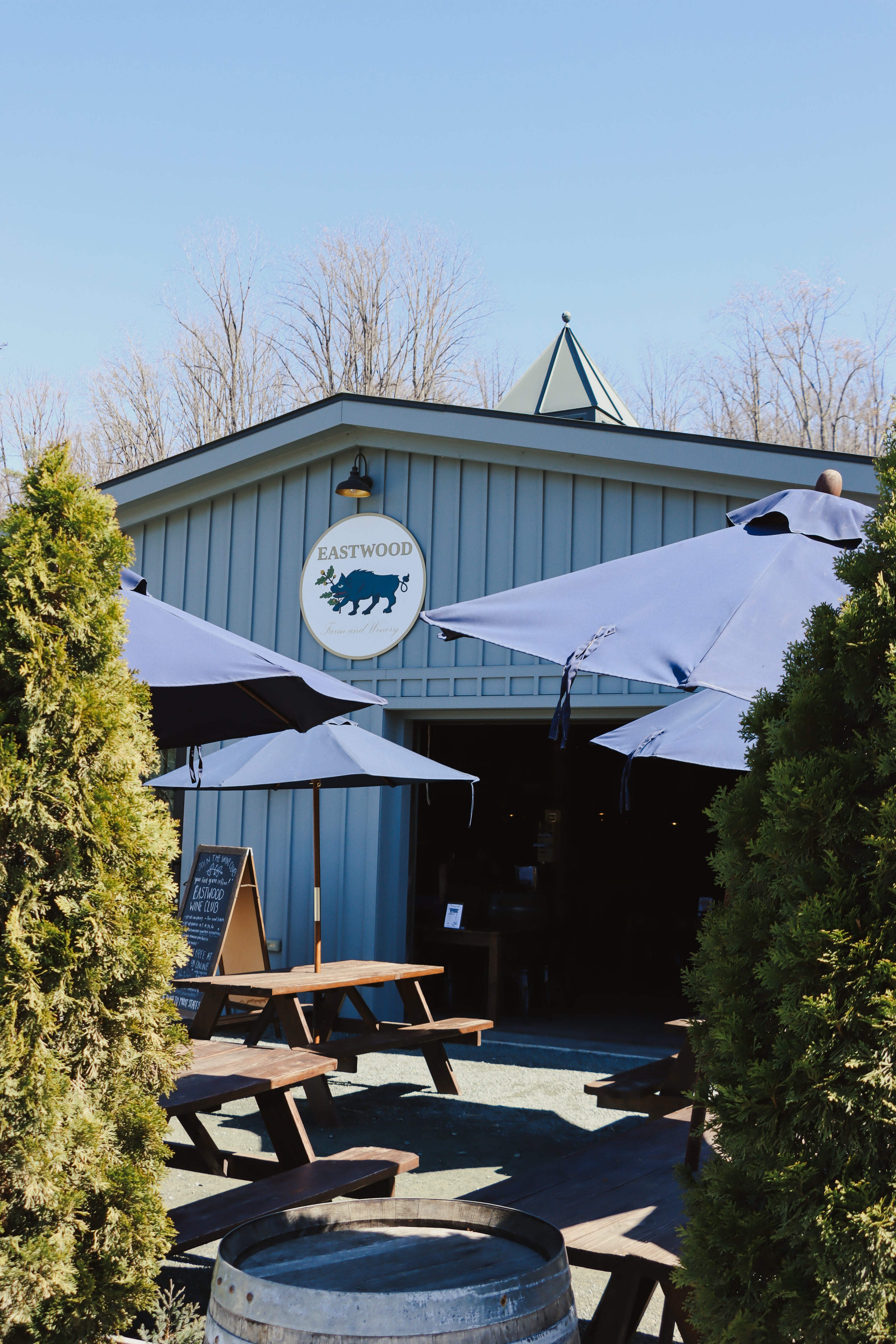 Eastwood Farm and Winery, outside