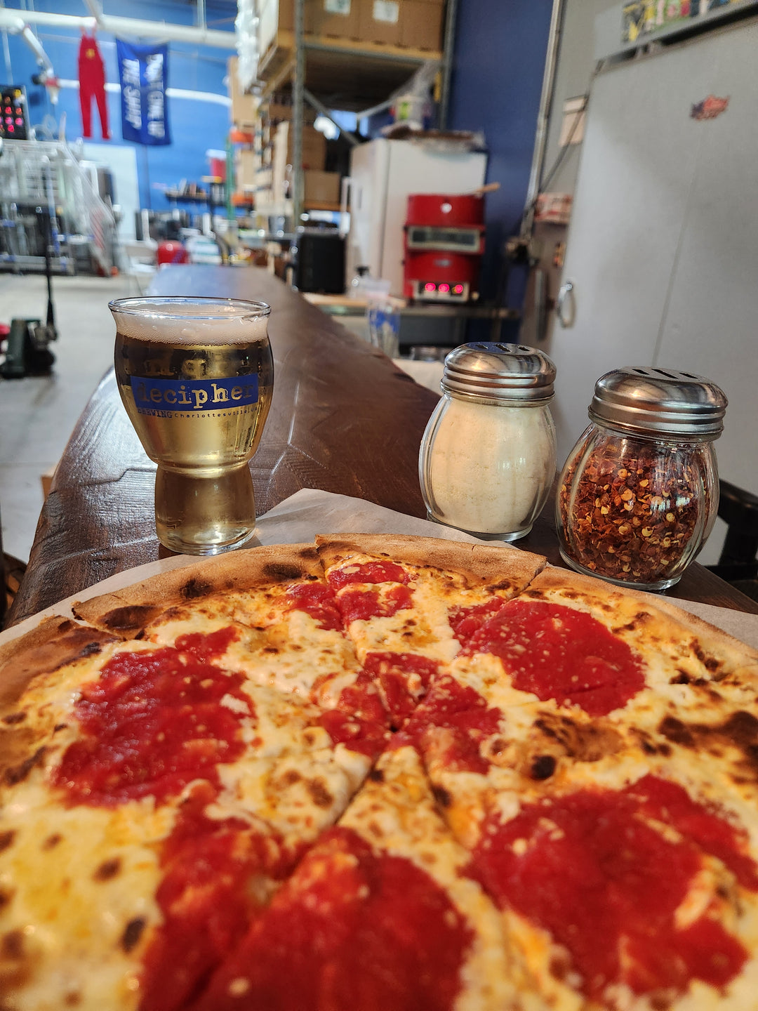 Pizza at Decipher