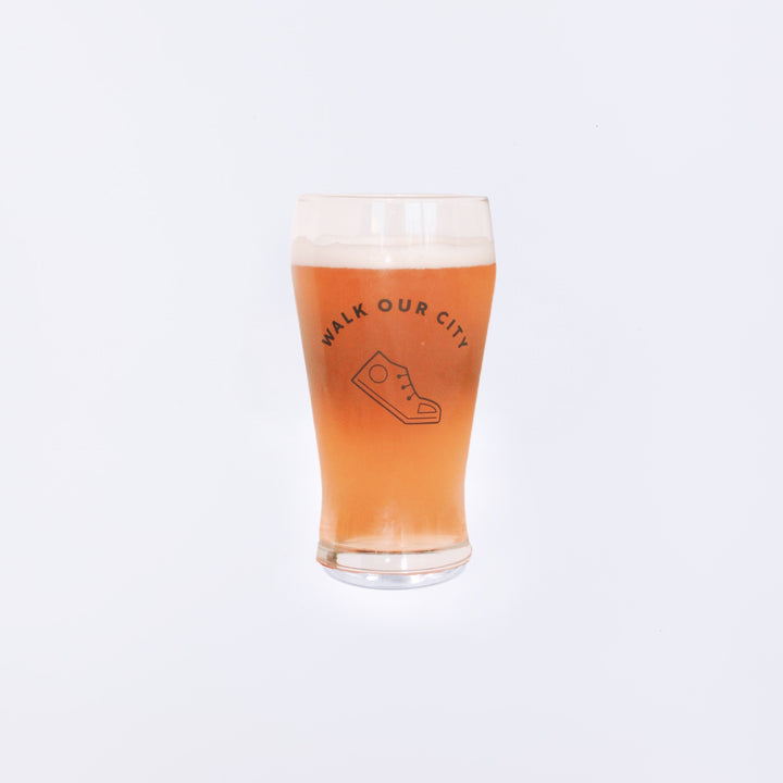 Walk Our City Pint Glass
